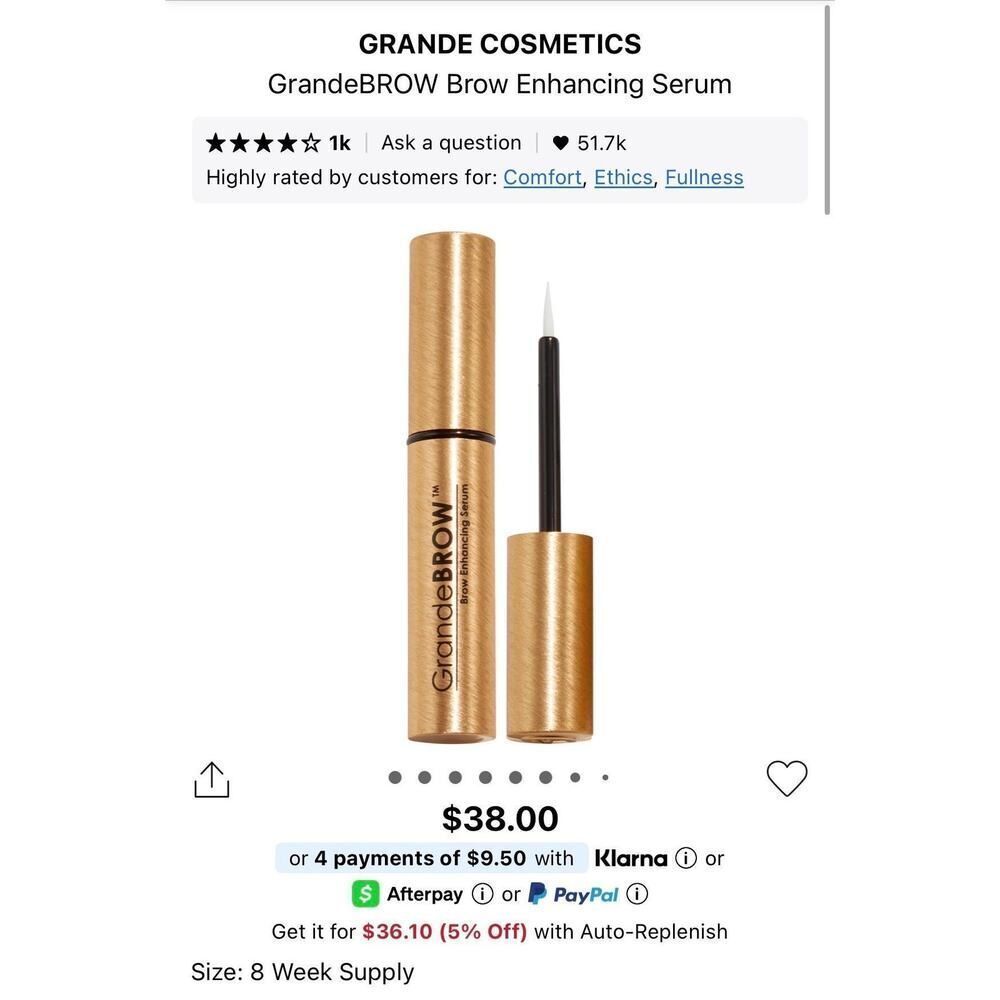Grande Brow Mini - 8 week supply